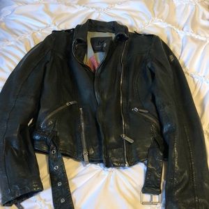Real leather jacket